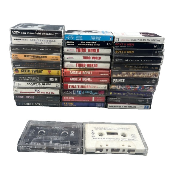 Other - Vintage Cassette Tapes Lot of 35 Prince Micheal Jackson TLC R&B Soul 90s Music